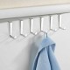 WENKO - DOOR HOOKS DOUBLE INOX SET 6PCS - 421406121