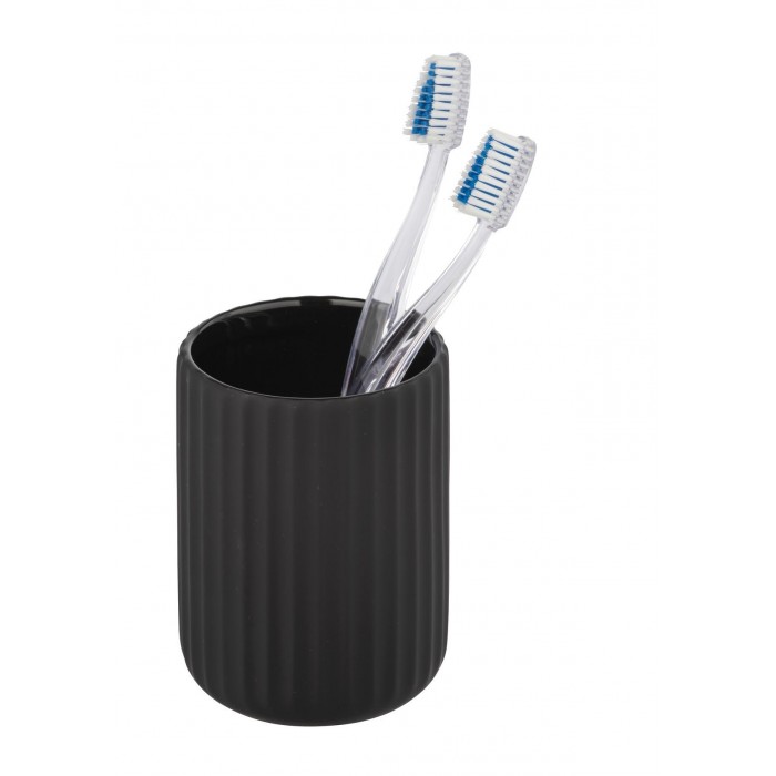 WENKO - BELLUNO CERAMIC GLASS BATH BLACK - 248031121 WENKO - BELLUNO CERAMIC GLASS BATH BLACK - 248031121
