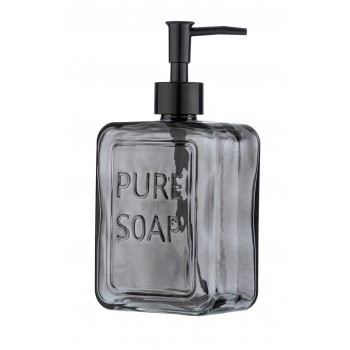 WENKO - PURE SOAP GLASS DISPENSER LIQUID SOAP GREY - 247131121