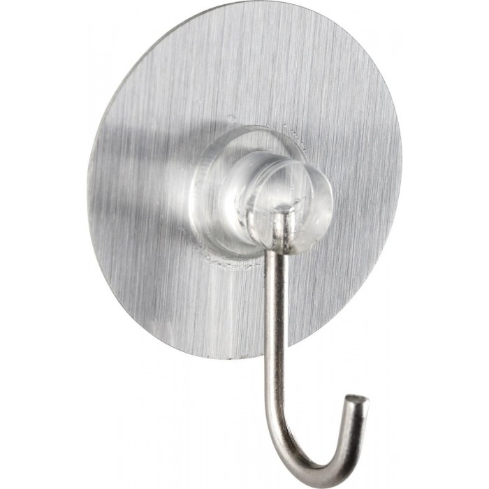 WENKO - STATIC LOC SELF-ADHESIVE HOOK NIKEL 4 TMM - 217921121 WENKO - STATIC LOC SELF-ADHESIVE HOOK NIKEL 4 TMM - 217921121