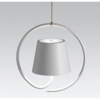 Zafferano - Led Poldina IP54 Ceiling Lamp Rechargeable White - LD0286B3