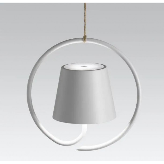 Zafferano - Led Poldina IP54 Ceiling Lamp Rechargeable White - LD0286B3 Zafferano - Led Poldina IP54 Ceiling Lamp Rechargeable White - LD0286B3