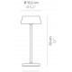 Zafferano - Sister Light Portrait with Grey Hat and IP65 Stand - LD0300A33 Zafferano - Sister Light Portrait with Grey Hat and IP65 Stand - LD0300A33