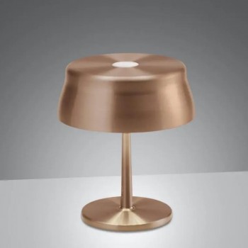 Zafferano - IP65 Led Sister Mini Table Lamp Rechargeable Bronze - LD0306R3