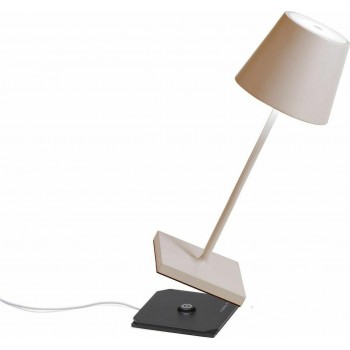 Zafferano - LED Poldina Mini Sand Table Lamp Rechargeable Beige IP54 - LD0320S3 Zafferano - LED Poldina Mini Sand Table Lamp Rechargeable Beige IP54 - LD0320S3
