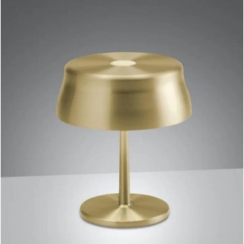 Zafferano - IP65 Led Sister Mini Table Lamp Rechargeable Gold - LD0306O3