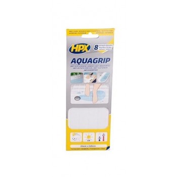 HPX - Aqua Grip Anti-slip Tape Transparent 20mmx240mm (8 Strips) - 202400122
