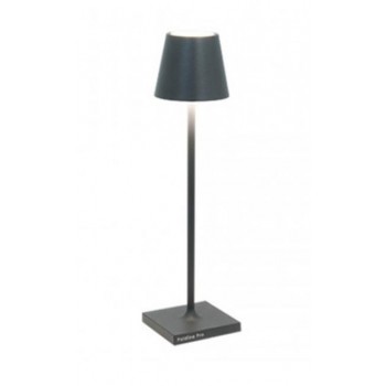 Zafferano - LED Poldina Pro Micro Table Lamp Rechargeable Grey - LD0490N3 