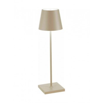 Zafferano - LED Poldina Pro Table Lamp Rechargeable Beige IP54 - LD0340S3