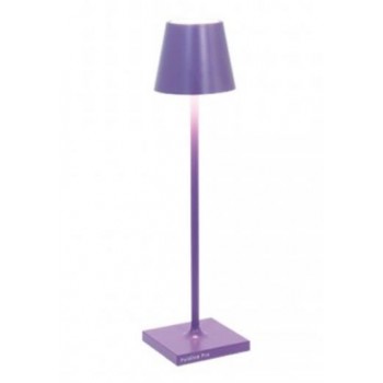 Zafferano - LED Poldina Pro Micro Lamp Rechargeable Table Lilac - LD0490L3