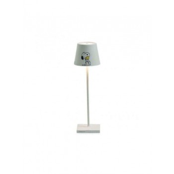 Zafferano - LED Poldina x Peanuts Friends Table Lamp Rechargeable White IP65 - LD0340BP3