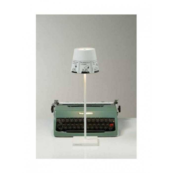 Zafferano - LED Poldina x Peanuts Strip Επιτραπέζιο Φωτιστικό Επαναφορτιζόμενο Λευκό IP65 - LD0340BP4