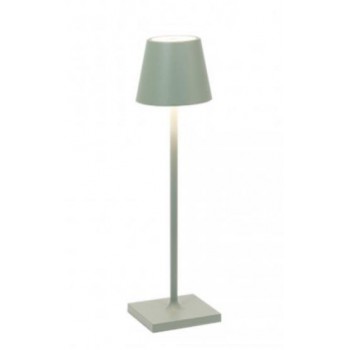 Zafferano - LED Poldina Pro Micro Lamp Rechargeable Table Sage Green - LD0490G3