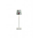 Zafferano - LED Poldina x Peanuts Heart Table Lamp Rechargeable White IP65 - LD0340BP2