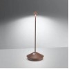 Zafferano - LED Pina Pro Table Decorative Lighting Rechargeable Rust IP54 - LD0650R3