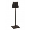 Zafferano - LED Poldina Pro Micro Lamp Rechargeable Table Black - LD0490D3