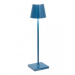Zafferano - LED Poldina Pro Micro Lamp Rechargeable Table Blue Capri - LD0490K3