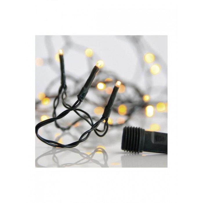 Eurolamp - 300 Λαμπάκια LED Θερμό Λευκό 15m σε Σειρά με Πράσινο Καλώδιο 31V - 600-11318 Eurolamp - 300 Λαμπάκια LED Θερμό Λευκό 15m σε Σειρά με Πράσινο Καλώδιο 31V - 600-11318