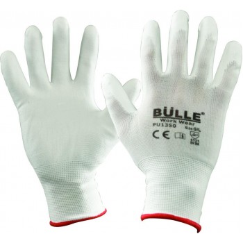 Bulle - Γάντια Εργασίας Πολυουρεθάνης Λευκά - 702105