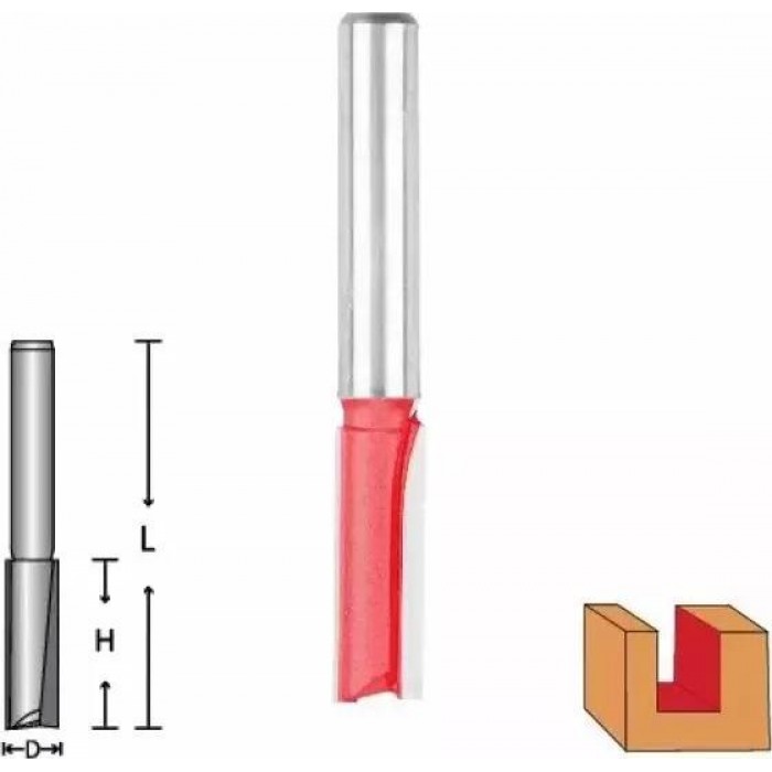 Benman - Φρέζα Αυλακώσεων Δίκοπη 8mm Φ22x20mm 1ΤΜΧ - 71938