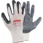Benman - Excellent Grip Γάντια Εργασίας Νιτριλίου Λευκά 8inch - 77294