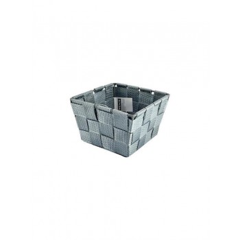 WENKO - Adria Mini Storage Basket Fabric Grey 14X14X9cm - 209221121