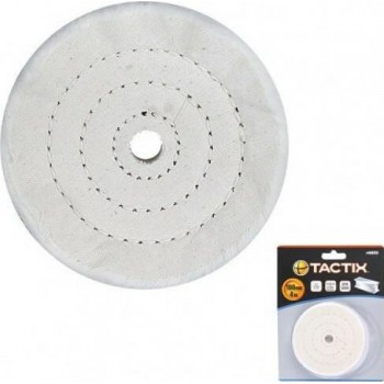 TACTIX - 100MM POLISHING CLOTH DISC FOR DRILL THICKNESS 12.7MM - 446851 TACTIX - 100MM POLISHING CLOTH DISC FOR DRILL THICKNESS 12.7MM - 446851