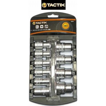 TACTIX - HEXAGON WALNUTS WITH ACCEPTANCE FRAME ½ INCH 10-24MM SET 10PCS - 365111