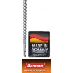 Benman - Τετράκοπο Διαμαντοτρύπανο με SDS Plus Στέλεχος για Δομικά Υλικά 7x160mm - 74410
