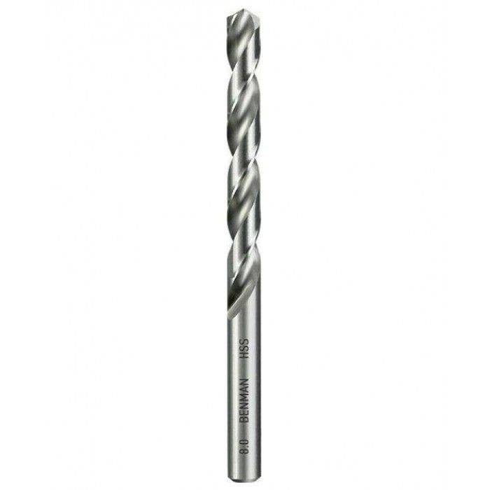BENMAN - HSS M2 TWIST DRILL BIT FULLY GROUND, LONG, DIN 340 - 74045 BENMAN - HSS M2 TWIST DRILL BIT FULLY GROUND, LONG, DIN 340 - 74045
