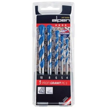 ALPEN DRILLS - PROFI GRANIT ΣΕΤ ΤΡΥΠΑΝΙΑ ΠΕΤΡΑΣ 5ΤΜΧ 4-10MM - 25700005 ALPEN DRILLS - PROFI GRANIT ΣΕΤ ΤΡΥΠΑΝΙΑ ΠΕΤΡΑΣ 5ΤΜΧ 4-10MM - 25700005