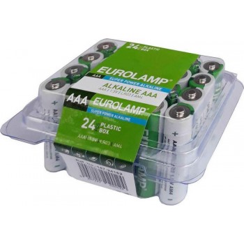 Eurolamp - Super Power Alkaline SET AAA Alkaline Batteries 1,5V 24PCS - 147-24162