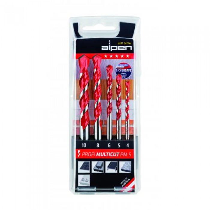 ALPEN DRILLS - MULTICUT ΣΕΤ ΤΡΥΠΑΝΙΑ ΓΕΝΙΚΗΣ ΧΡΗΣΕΩΣ 5ΤΜΧ 4-10MM - 1007051 ALPEN DRILLS - MULTICUT ΣΕΤ ΤΡΥΠΑΝΙΑ ΓΕΝΙΚΗΣ ΧΡΗΣΕΩΣ 5ΤΜΧ 4-10MM - 1007051