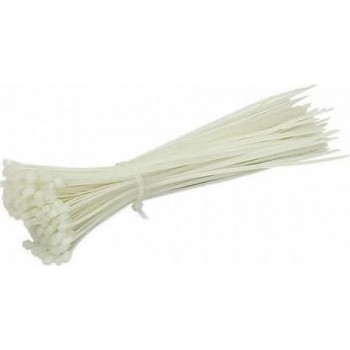Eurolamp - Cable Tying White 300x4,8mm 100PCS - 147-54014