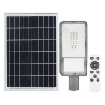 Bormann - BLF3100 Solar Street Light with Remote Control and Cold White Light Silver 100W IP65 - 052470