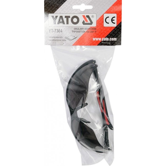 Yato Tools - Γυαλιά Εργασίας για Προστασία με Φιμέ Φακούς - ΥΤ-7364