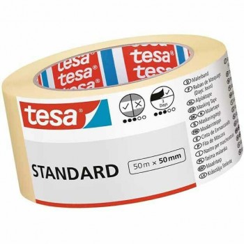 Tesa - Masking Tape Paper Standard 2 Days 50mmx50m - 51023-50X50