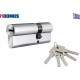 Domus - Alfa Αφαλός για Τοποθέτηση σε Κλειδαριά 100mm (30-70mm) Ασημί - 240100K