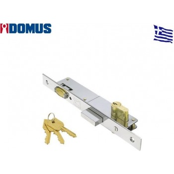 Domus - Χωνευτή Κλειδαριά Μπίλιας 20mm με Κύλινδρο 54mm Χρυσή - 92120