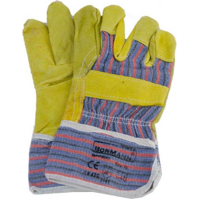 Bormann - BPP200 Γάντια Εργασίας Δερματοπάνινα - 015215 Bormann - BPP200 Γάντια Εργασίας Δερματοπάνινα - 015215