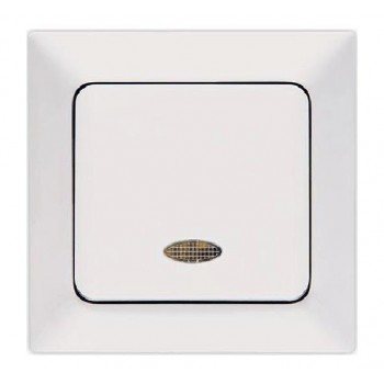 Eurolamp - Staircase Button with White Lamp - 152-12009