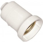 Eurolamp - Bakelite Lamp Cabinet E27 White - 147-23030