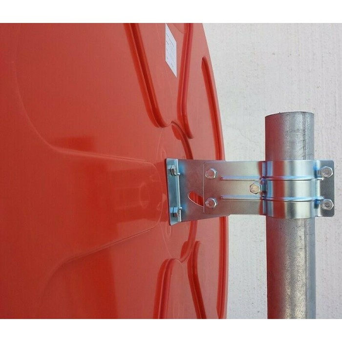 Doorado - Καθρέφτης Κυκλοφορίας Απλός με Γείσο Κόκκινος 60cm - PARK-EC-60