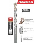 Benman - Super Beton Carbide Diamond Drill with Three-Sided Stem for Building Materials 8x200mm - 74900