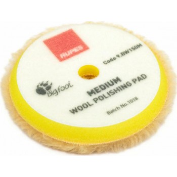 Rupes - Polishing Fur with Microfiber Yellow 80/90mm 507529 - 9.BW100M