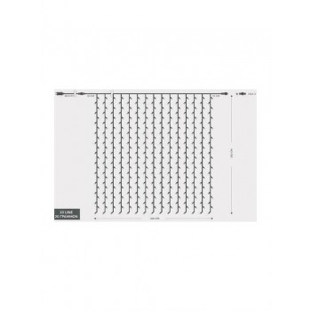 Eurolamp - 480 Χριστουγεννιάτικα Λαμπάκια LED τύπου Κουρτίνα με Διαφανές Καλώδιο Ψυχρό Λευκό 3mx300cm - 600-11379 Eurolamp - 480 Χριστουγεννιάτικα Λαμπάκια LED τύπου Κουρτίνα με Διαφανές Καλώδιο Ψυχρό Λευκό 3mx300cm - 600-11379