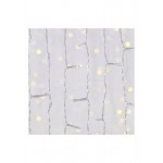 Eurolamp - 360 LED Christmas Lights Curtain with Transparent Cable Warm White 2mx200cm - 600-11372