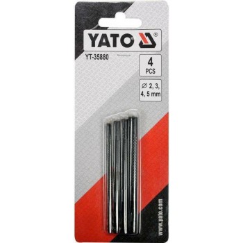 YATO - 2-3-4-5mm SGROBELIA SET - YT-35880