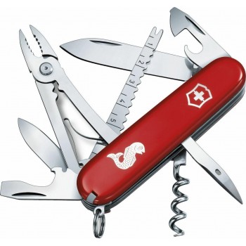 Victorinox - Angler Swiss Inox Red 18-Function Pocket Knife - 1.3653.72