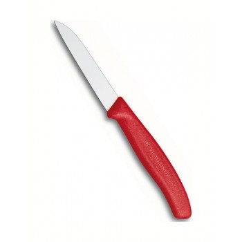 Victorinox - Μαχαίρι Ξεφλουδίσματος από Ανοξείδωτο Ατσάλι Κόκκινο 8cm - 6.7401